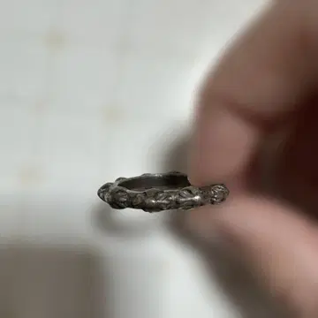 유니크 텍스처 반지 반지 실버 반지