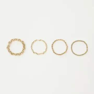 Nothing And Others 반지 4개 세트 복조리 포함