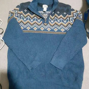 L.L.Bean 하프 지퍼 니트 스웨터