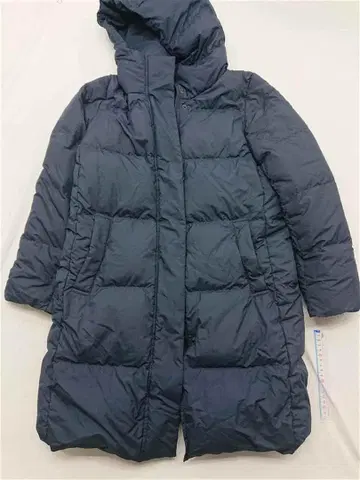 무인양품 다운 코트 후드 부착 네이비 계열 S 사이즈 여성용