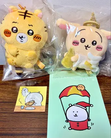 후와파타 엔젤 마스코트 토끼 + 나가노의 호랑이 복권 D상 세트