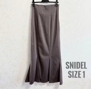 미사용 SNIDEL 스나이델 머메이드 스커트 하이웨스트 플레어 M