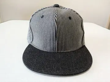 BIG MIKE 히코리 데님 캡 블랙