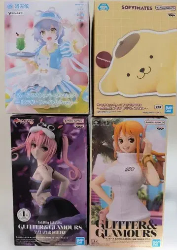 반다이 피규어 세트 4점