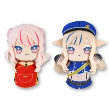 HIMEHINA 퍼펫 봉제 인형 라운드 원 한정판 2종 세트 1