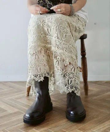 journal standard luxe 레이스 MIX 스커트