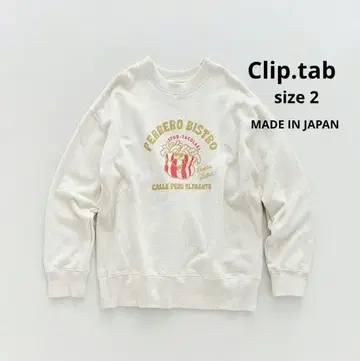 Clip.tab PERRERO 프린트 쭈리 맨투맨