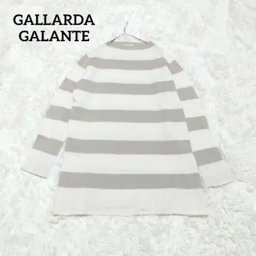 개럴개런트 스트라이프 니트 원피스 보더