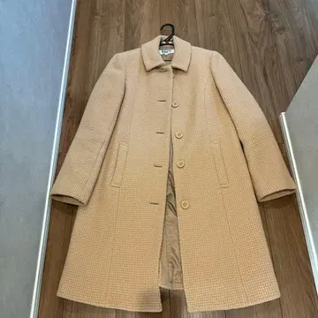 NATURAL BEAUTY BASIC 베이지 롱 코트 L