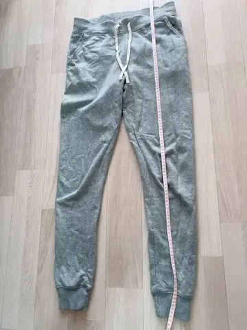 그레이 맨투맨 조거 팬츠