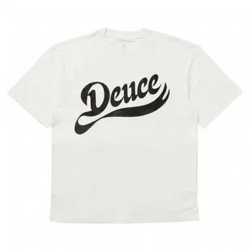 DEUCE Cursive Statement Tee WHT XL