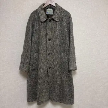 80s JIMMY HOURIHAN Tweed Long Coat