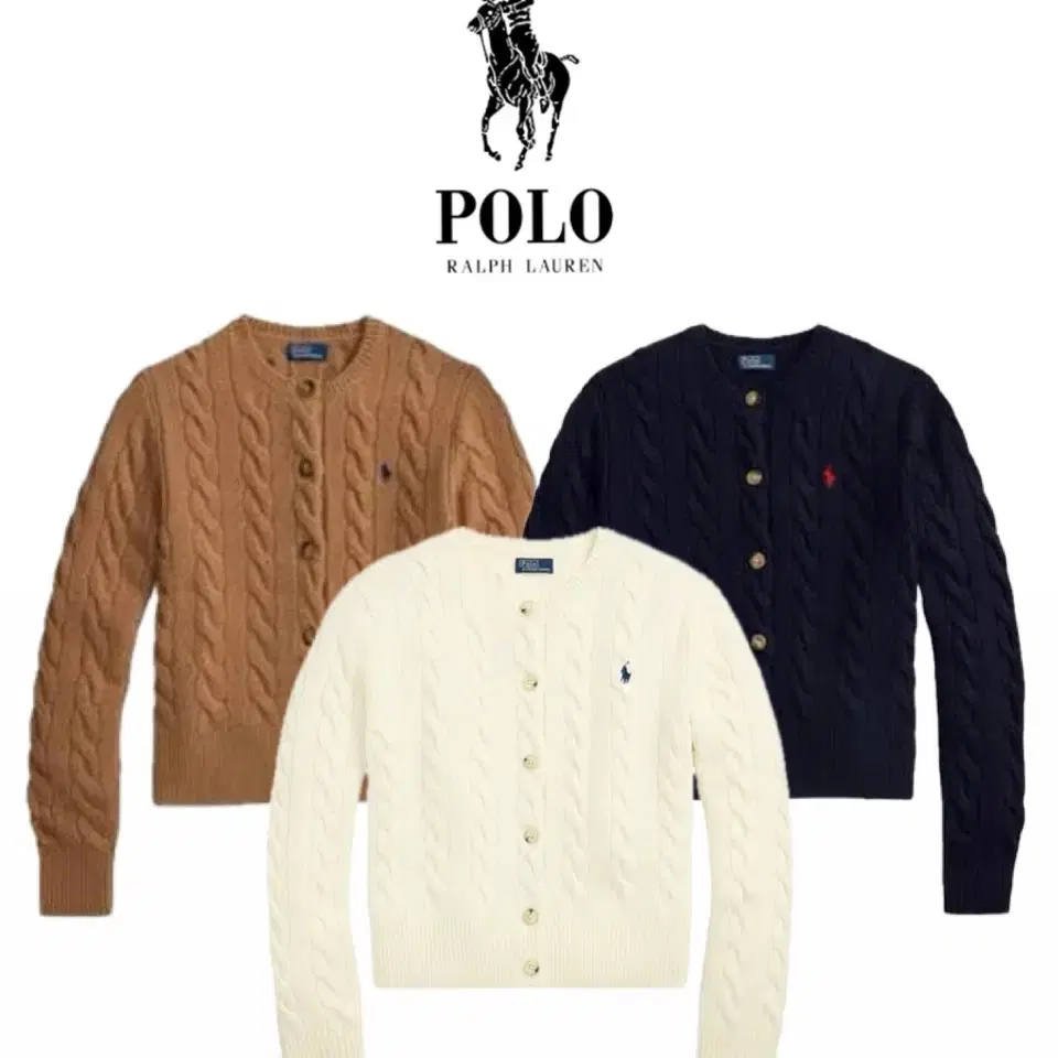 [New Product/Free Shipping] Polo Ralph Lauren Women&#x27;s Wool Cashmere Cardigan