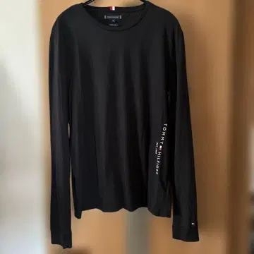 새상품급 Tommy Hilfiger 블랙 긴팔 셔츠