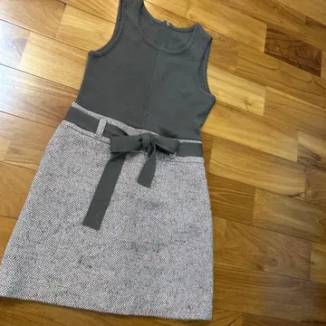 소니아 리키엘 슬리브리스 트위드풍 원피스 M 사이즈 새상품급