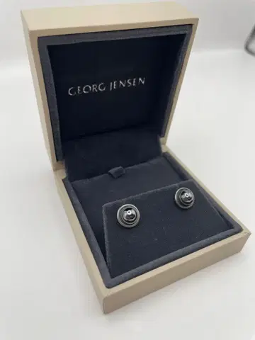GEORG JENSEN 925 실버 스터드 귀걸이 [ 12 ]