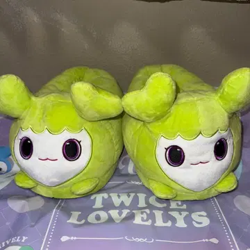 GIGO 한정판 TWICE LOVELYS 봉제 인형 슬리퍼 정연