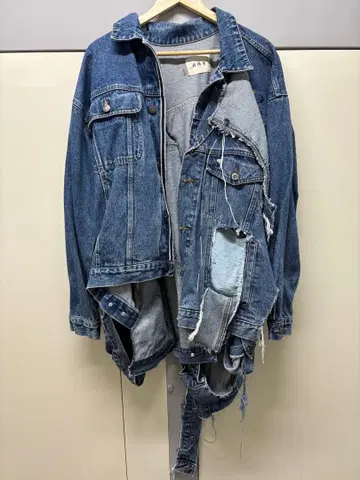 재구축 데님 리메이크 자켓