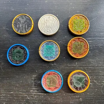 가면라이더 코인 세트 8개 세트