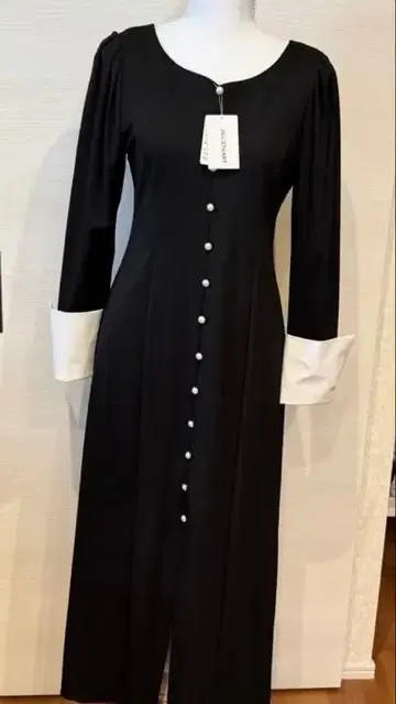 JILL STUART 레이온 저지 펜슬 드레스