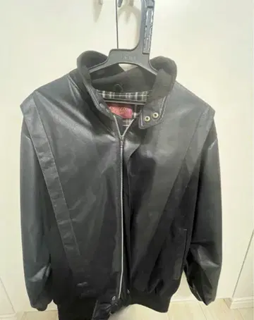 EXCEED 블랙 가죽 싱글 라이더 자켓 짧은 기장