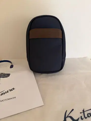 키타무라 Kitamura 바디백 네이비