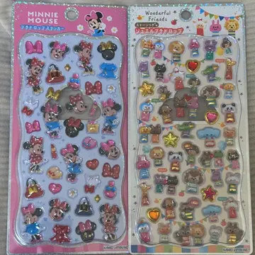 정품 푸치 드롭 스티커 디즈니 미니