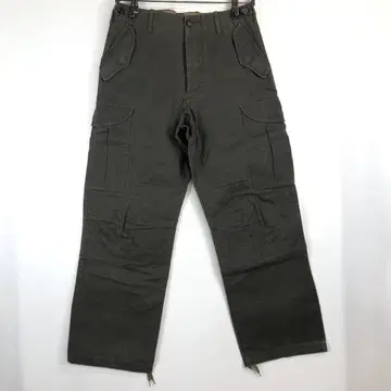 하버색 오일드 코튼 카고 팬츠 M 사이즈 460420 일본제