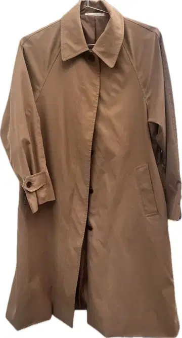 유니클로 베이지 래글런 슬리브 트렌치코트