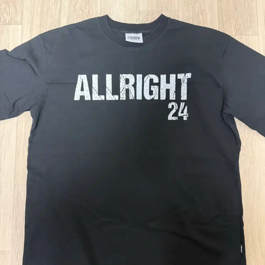Freedom Alright 24 Short Sleeve T-shirt Black