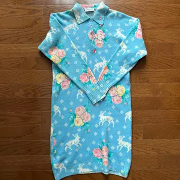이탈리아제 vintage 니트 원피스