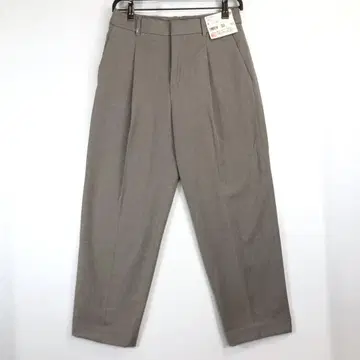 택 포함 유니클로 히트텍 턱 테이퍼드 팬츠 여성용 M 사이즈