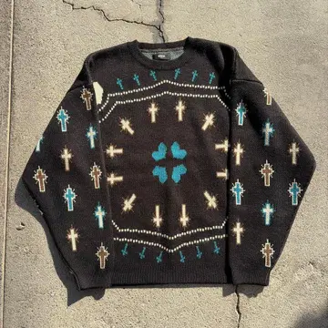 glamb GB0423 KNT04 Cross Ensemble Knit