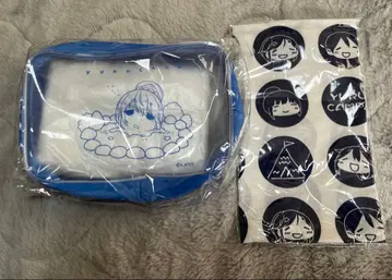 미사용 새상품  시마린 온천 타월 & 파우치 수건 2종 세트