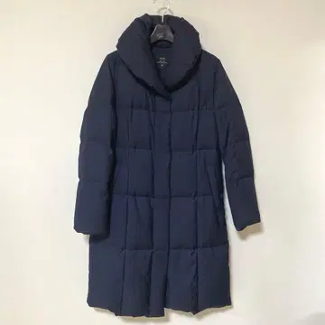 이네드 다운 90% 다크 네이비 A라인 코트 7 한겨울 DMW