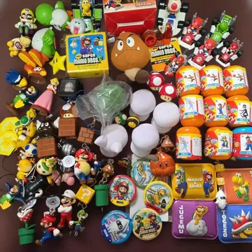 슈퍼 마리오 잡화 굿즈 피규어 키링 묶음 판매 세트