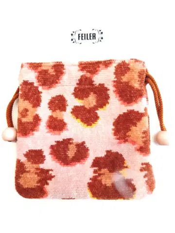 [ 미사용 새상품 ] 러브러리 바이 페이러 파우치 복조리 레오파드 무늬