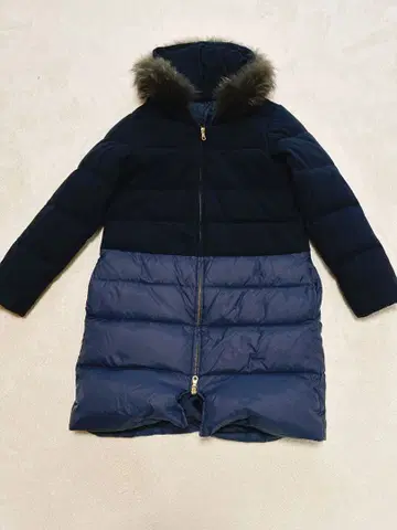 [ 컨디션 최상 ] 스픽 앤 스팬 네이비 다운 자켓 페더 36