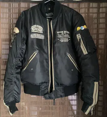 Von Dutch motors MA-1 봄버 자켓 블랙