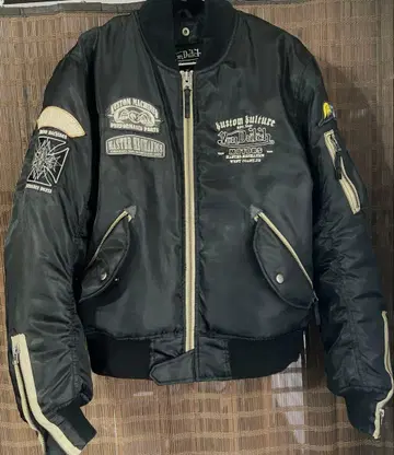 Von Dutch motors MA-1 봄버 자켓 블랙