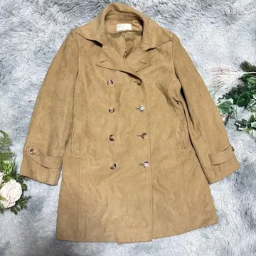 [ miss paris ] 베이지 더블 브레스트 롱 코트 11