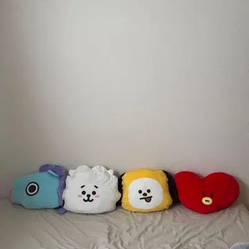 BT21 봉제 인형 쿠션 4종 세트