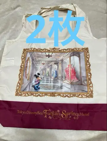 디즈니 판타지 스프링스 호텔 그랑 샤토 숙박자 한정판 에코백