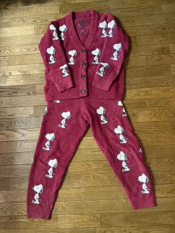 Pique Gelato 스누피 룸웨어 세트