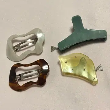 sAn 헤어 머리핀 4개 세트