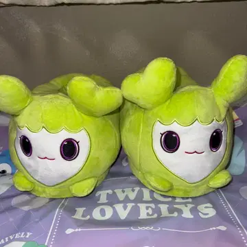 GIGO 한정판 TWICE LOVELYS 봉제 인형 슬리퍼 정연