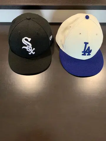 화이트삭스 & 로스앤젤레스 다저스 야구 모자 세트