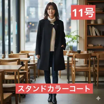 [ SWALLOW COAT ] 제비 코트 블랙 레드 11호 L 사이즈