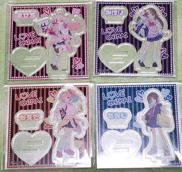 오빠는 끝이야! x 빌리지 뱅가드 아크릴 미니 디오라마 4개 세트