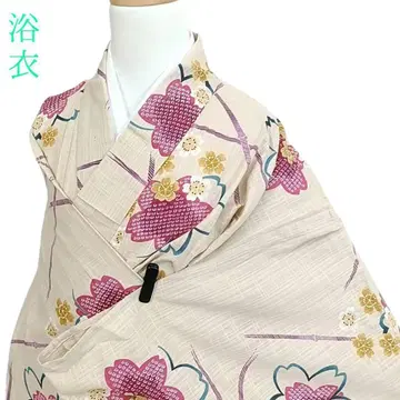 W67 유카타 기모노 기장 157cm 면
